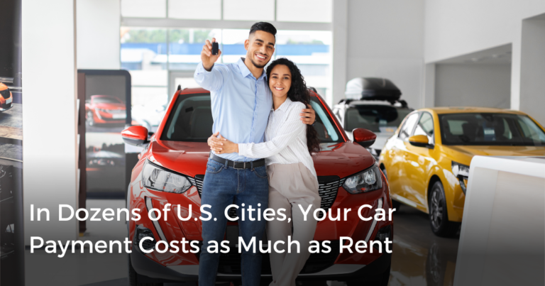 In Dozens of U.S. Cities, Your Car Payment Costs as Much as Rent